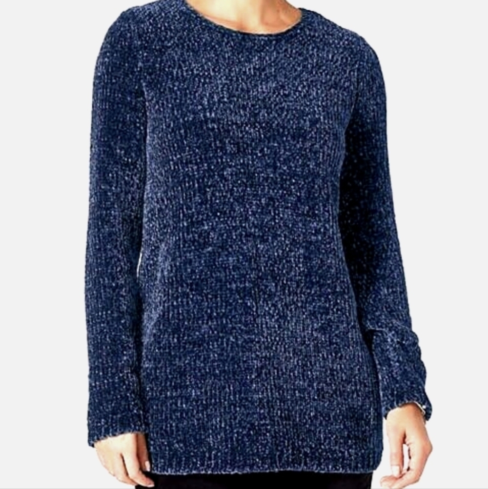 90s Chenille Yarn Sweater Otter